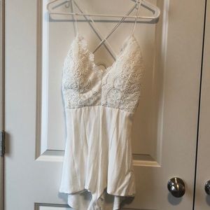 white romper